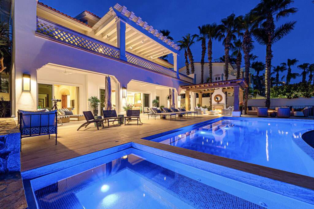 Villas del Mar Villas Del Mar At Del Mar, homes are designed to feel calm, comfortable, and deeply personal. Each residence reflects the family who lives there—never a one-size-fits-all approach.Estate Villa 495 was thoughtfully tailored to embrace Cabo's natural rhythm and indoor-outdoor way of living. A complete redesign of the sun-filled pool deck brought new life to the home while preserving the memories already made. Set cliffside, just one row off the beach, the setting feels peaceful and expansive, where ocean air and open – Villas del Mar, San Jose Corridor, BS